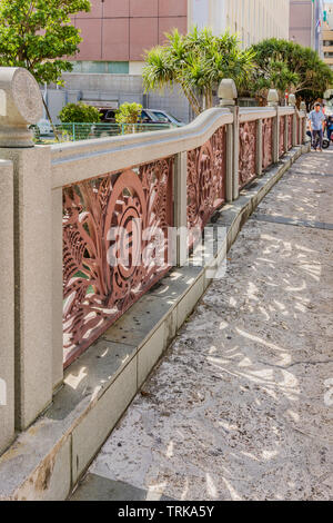 Onari Brücke in Naha Stadt in Okinawa Insel. Stockfoto