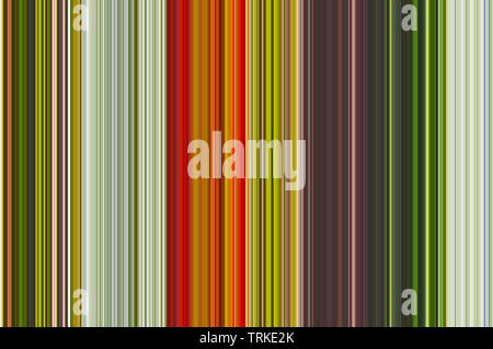 Rot, Orange, Grün, Violett und weiße vertikale Linien Hintergrund Stockfoto