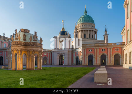 Der Landtag Brandenburg in Potsdam, Deutschland: Stockfoto