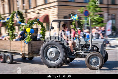 "Little Grey Fergie. Vintage Traktor Stockfoto