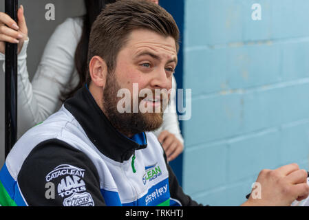 Daniel Rowbottom bei Thruxton BTCC Rennfahrer während des Kwikfit British Touring Car Championship Wochenende des 18. und 19. Mai 2019 Stockfoto