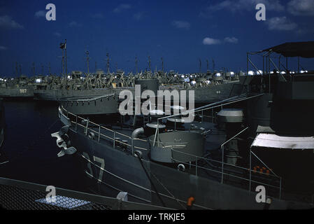 US NAVY/United States Navy Landungsschiffe/Landing-Ships Stockfoto