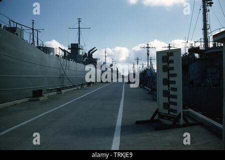 US NAVY/United States Navy Landungsschiffe/Landing-Ships Stockfoto