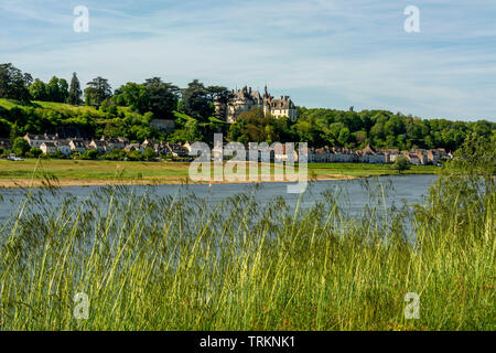 Schloss von Chaumont-sur-Loire, Loir et Cher, Centre Val de Loire, Frankreich Stockfoto