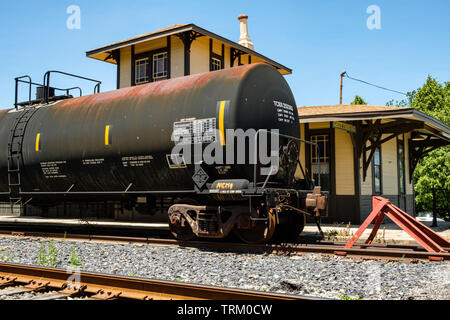 Gettysburg und Harrisburg Railroad Depot, West Railroad Street, Gettysburg, Pennsylvania Stockfoto