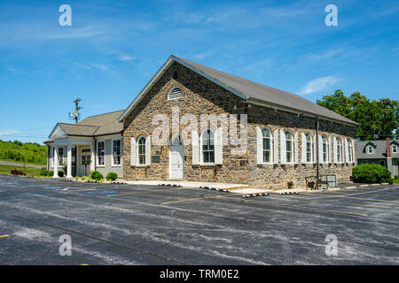 Untere Marsh Creek presbyterianischen Kirche, 1865 Knoxlyn Straße, Highland Township, Pennsylvania Stockfoto