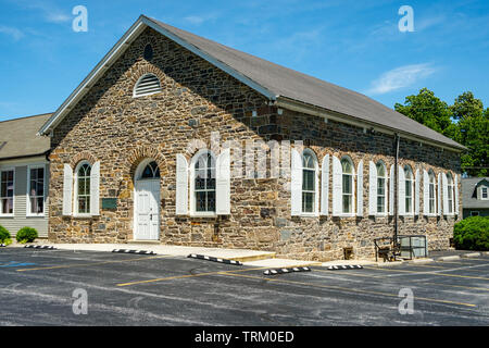 Untere Marsh Creek presbyterianischen Kirche, 1865 Knoxlyn Straße, Highland Township, Pennsylvania Stockfoto