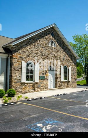 Untere Marsh Creek presbyterianischen Kirche, 1865 Knoxlyn Straße, Highland Township, Pennsylvania Stockfoto