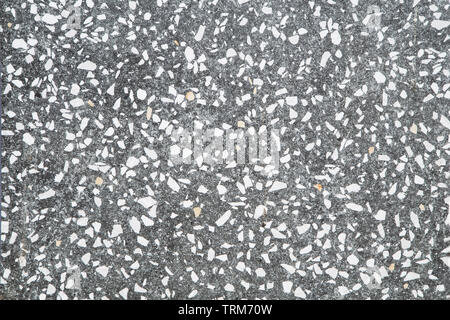 Terrazzo steinfußboden als Hintergrund Stockfoto