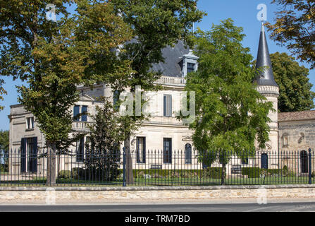 Margaux, Frankreich - 11. September 2018: Chateau Palmer ist ein Weingut im Margaux Appellation d'origine contrôlée Bordeaux Region in Frankreich Stockfoto