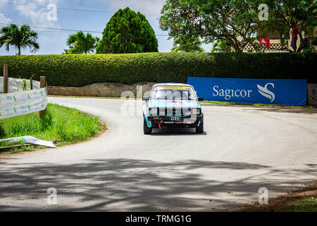 Rallye Barbados 2019; Tag 2; Duckpond; St. John; Barbados; Juni 02 2019 Stockfoto