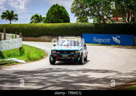 Rallye Barbados 2019; Tag 2; Duckpond; St. John; Barbados; Juni 02 2019 Stockfoto