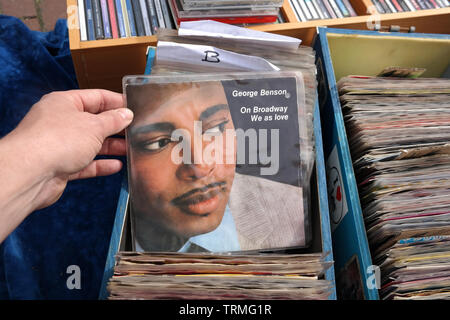 Single: George Benson - am Broadway, Wir als Liebe Stockfoto