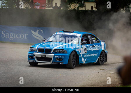 Rallye Barbados 2019; Tag 2; Duckpond; St. John; Barbados; Juni 02 2019 Stockfoto