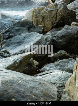 Scharfen Rock Hill Detailansicht Hintergrund Stockfoto