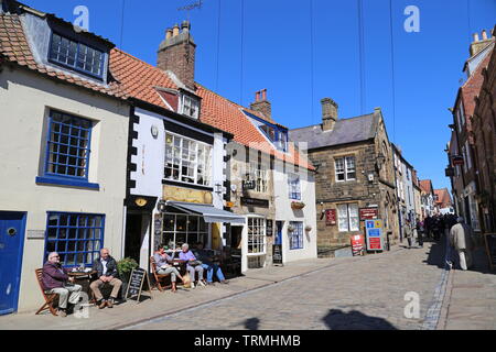 Marie Antoinettes und Ebor Jetworks, Church Street, Whitby, Borough von Scarborough, North Yorkshire, England, Großbritannien, Großbritannien, Europa Stockfoto