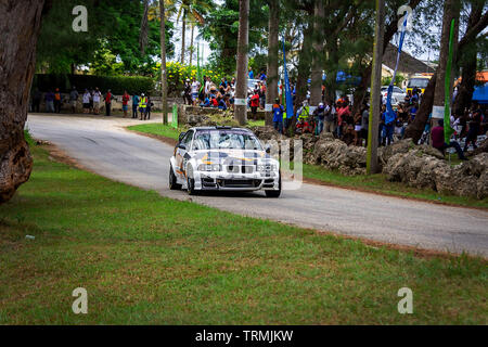 Rallye Barbados 2019; Tag 2; Duckpond; St. John; Barbados; Juni 02 2019 Stockfoto