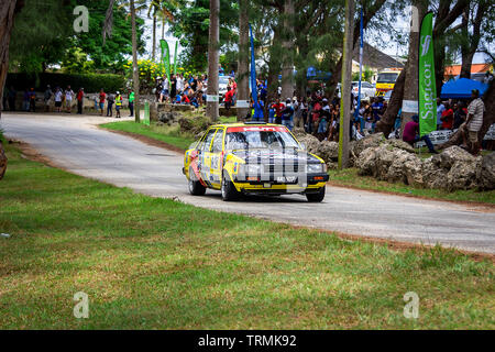 Rallye Barbados 2019; Tag 2; Duckpond; St. John; Barbados; Juni 02 2019 Stockfoto