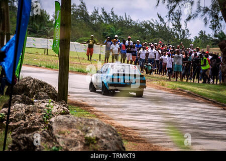 Rallye Barbados 2019; Tag 2; Duckpond; St. John; Barbados; Juni 02 2019 Stockfoto