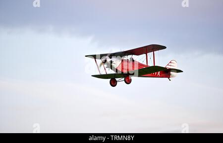 1929 südliche Martlet (G-AAYX) an Shuttleworth abend Airshow am 18. Mai 2019 Stockfoto