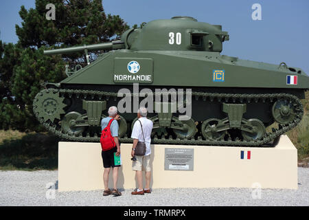 Denkmal am Utah Beach Stockfoto