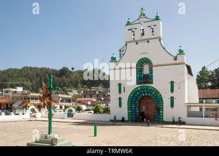 Katholische Kirche in San Juan Chamula in Mexiko Stockfoto