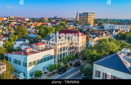 Rainbow Zeile in Charleston South Carolina, SC. Stockfoto