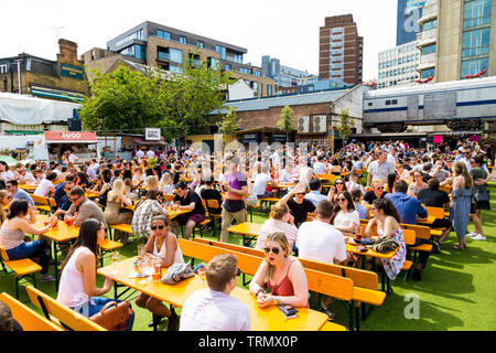 Essig Yard, London, UK Stockfoto