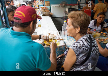 Beliebtes Restaurant, Messe der Fisch, Barão de São Domingos Zusammenbruch, Amazônia, Manaus, Amazonas, Brasilien Stockfoto