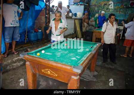 Beliebtes Restaurant, Messe der Fisch, Barão de São Domingos Zusammenbruch, Amazônia, Manaus, Amazonas, Brasilien Stockfoto