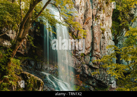 Boyana Wasserfall in Berg Vitosha Sofia Bulgarien Stockfoto