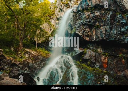Boyana Wasserfall in Berg Vitosha Sofia Bulgarien Stockfoto