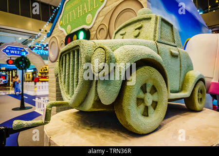 Singapur - Dec 11, 2018: Weihnachten mit Robocar Poli und Freunde an der Marina Square, Singapore. Stockfoto