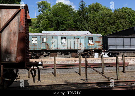 BR Rollmaterial Full Frame, Richard Beeching, Baron Beeching, Metall, Schienenverkehr, Niet-Werkzeug, Farbe Bild, Zug - Fahrzeug Stockfoto