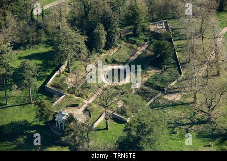 Der Tempel Garten riecht Park, Somerset, 2018. Schöpfer: Historisches England Fotograf. Stockfoto