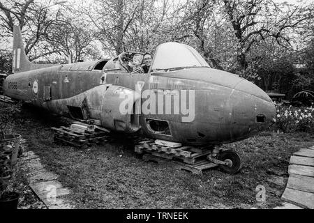 Jet provost Trainer Jets, Medstead, Alton, Hampshire, England, Vereinigtes Königreich. Stockfoto