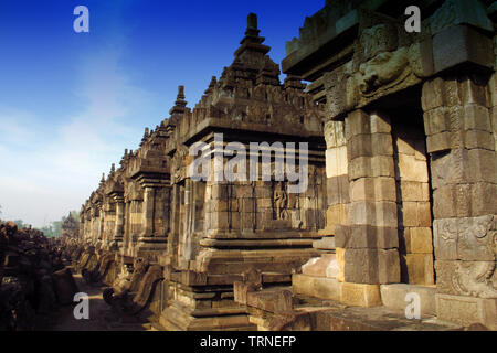 Tempel, buddhistische Tempel Plaosan erbte von alten Königreiche in KLATEN - Indonesien Stockfoto