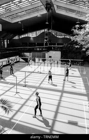 Sports Plaza, Center Parcs Longleat, Wiltshire, England, Vereinigtes Königreich. Stockfoto