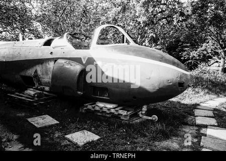 Jet provost Trainer Jets, Medstead, Alton, Hampshire, England, Vereinigtes Königreich. Stockfoto