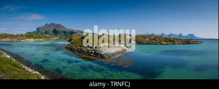 Heroy Island, Norwegen, Sommer 2019. Stockfoto