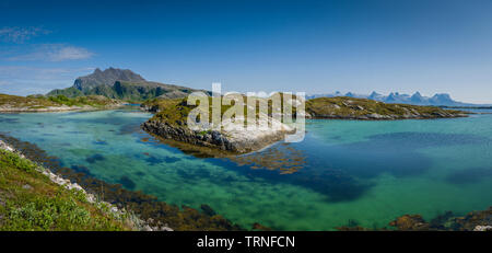 Heroy Island, Norwegen, Sommer 2019. Stockfoto