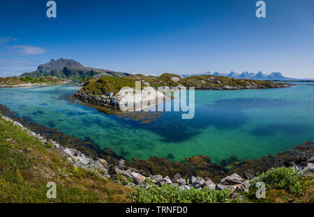 Heroy Island, Norwegen, Sommer 2019. Stockfoto