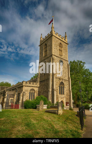 St. Dunstan Kirche stepney Stockfoto