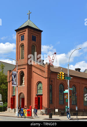 St. Joseph der Heiligen Familie Kirche älteste bestehende Kirche in Harlem Stockfoto