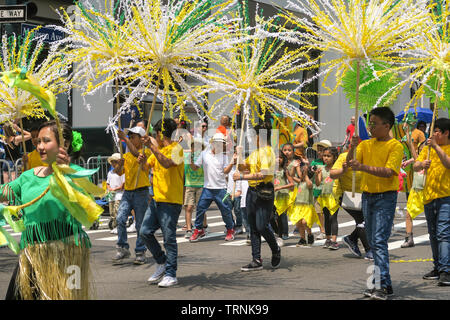 Philippine Independence Day Parade in den USA findet jährlich in Manhattan, New York City Stockfoto