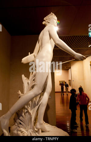 Estatua de Diana de Jean-Antoine Houdon (1780). Arte Europeo. Museo Gulbenkian, Plaza de España, Ciudad de Lisboa, Portugal, Península Ibérica, Europa Stockfoto