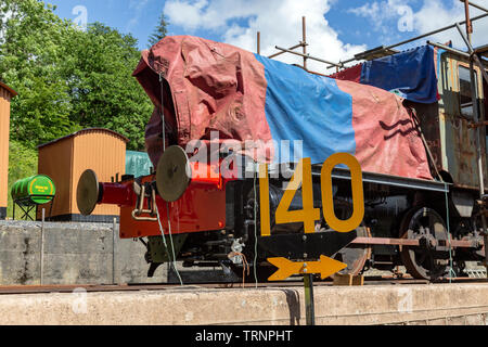 BR Rollmaterial Full Frame, Richard Beeching, Baron Beeching, Metall, Schienenverkehr, Niet-Werkzeug, Farbe Bild, Zug - Fahrzeug Stockfoto