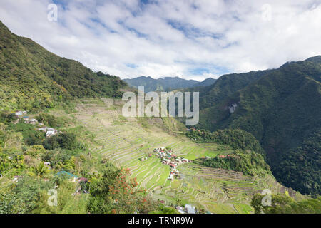 Batad Reis Terrassen, in der Nähe von Banaue, Philippinen Stockfoto