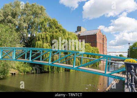 Die heilungen Mühle, auch als Borough Mühle bekannt, wurde im Jahr 1865 neben dem Fluss Avon in Stroud, Gloucestershire, England Stockfoto