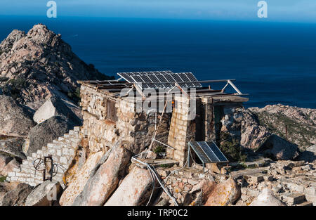 Caprera Monte Teialone Weltkrieg fort Stockfoto